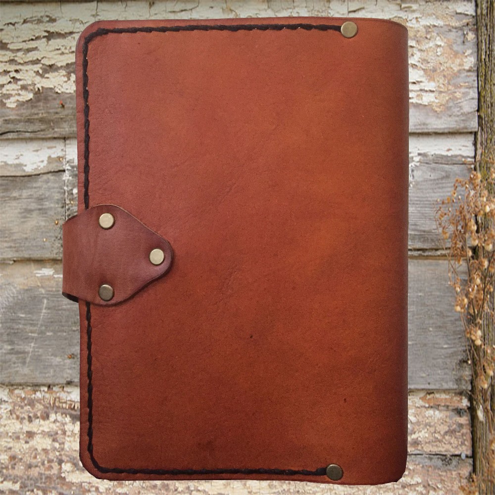 Celtic knots refillable leather journal